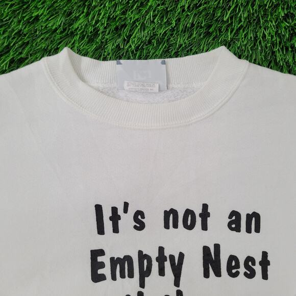 Vintage Funny Empty Nest Syndrome Sweatshirt Medium 21x24 - Picture 16 of 16